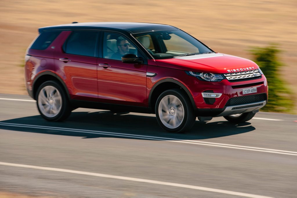 The Land Rover Discovery Sport in HSE Luxury trim. The Land Rover Discovery Sport in HSE Luxury trim.